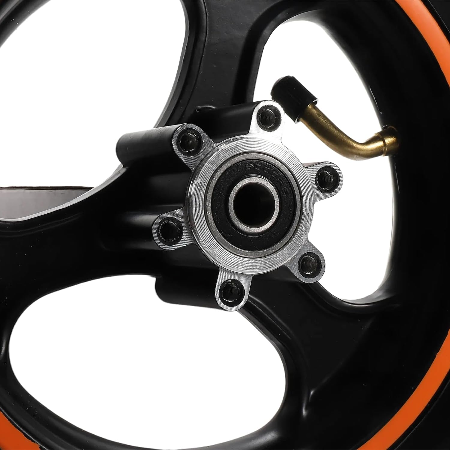 80/65-6 Scooter Tire,Front tires Wheel Aluminium hub, 10 Inch Replacement Thickened Pneumatic Tyres for Electric Scooter 255x80 10x3.0 scooter inner tubes(off road)