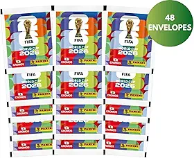 Kit Figurinhas Copa Do Mundo 2026 (CARTELA + 48 envelopes)