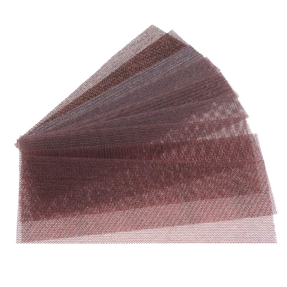 10 Uds 198 * 70MM discos de lijado de malla de red de papel de lija gancho y bucle libre de polvo antibloqueo grano 80-600 para pulido de lijado en seco de madera, 240