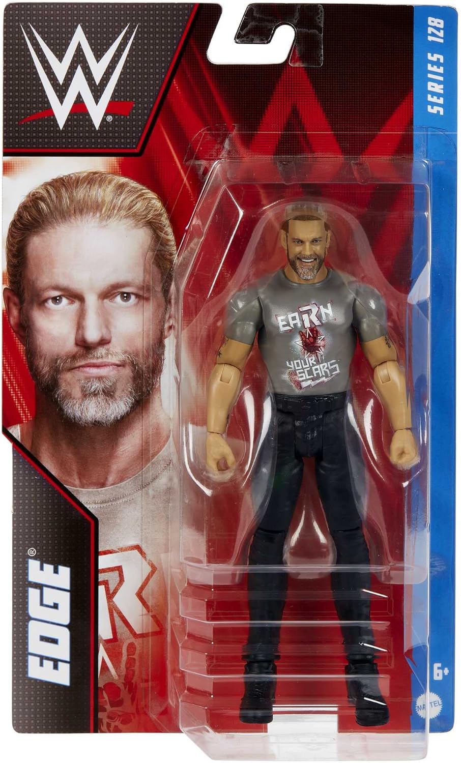 Mattel WWE Basic Action Figure, Edge, Posable 6-inch Collectible for Ages 6 Years Old & Up