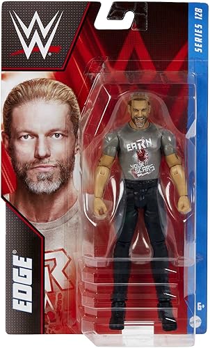 Miniatura 5 de Mattel WWE - Figura de acción básica, borde, de 6 pulgadas, coleccionable para edades de 6 años en adelante