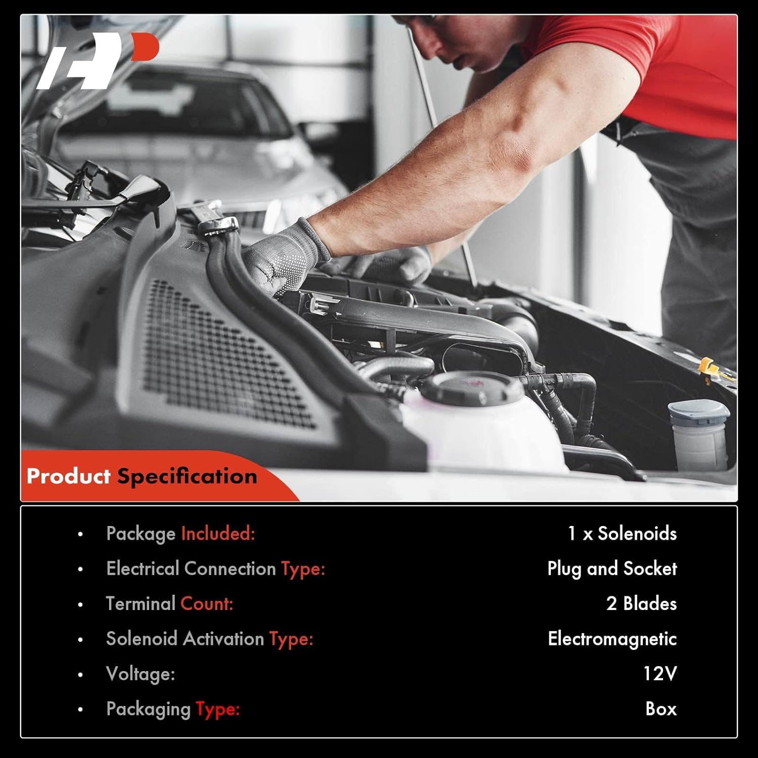 A-Premium Engine Variable Valve Timing (VVT) Solenoid Compatible with Jaguar S-Type 2000-2008, X-Type 2002-2008, XF 2009-2018, XJ 2013-2018, XK 2007-2009, XK8 2003-2006, XKR, Replace# LRA1536BA