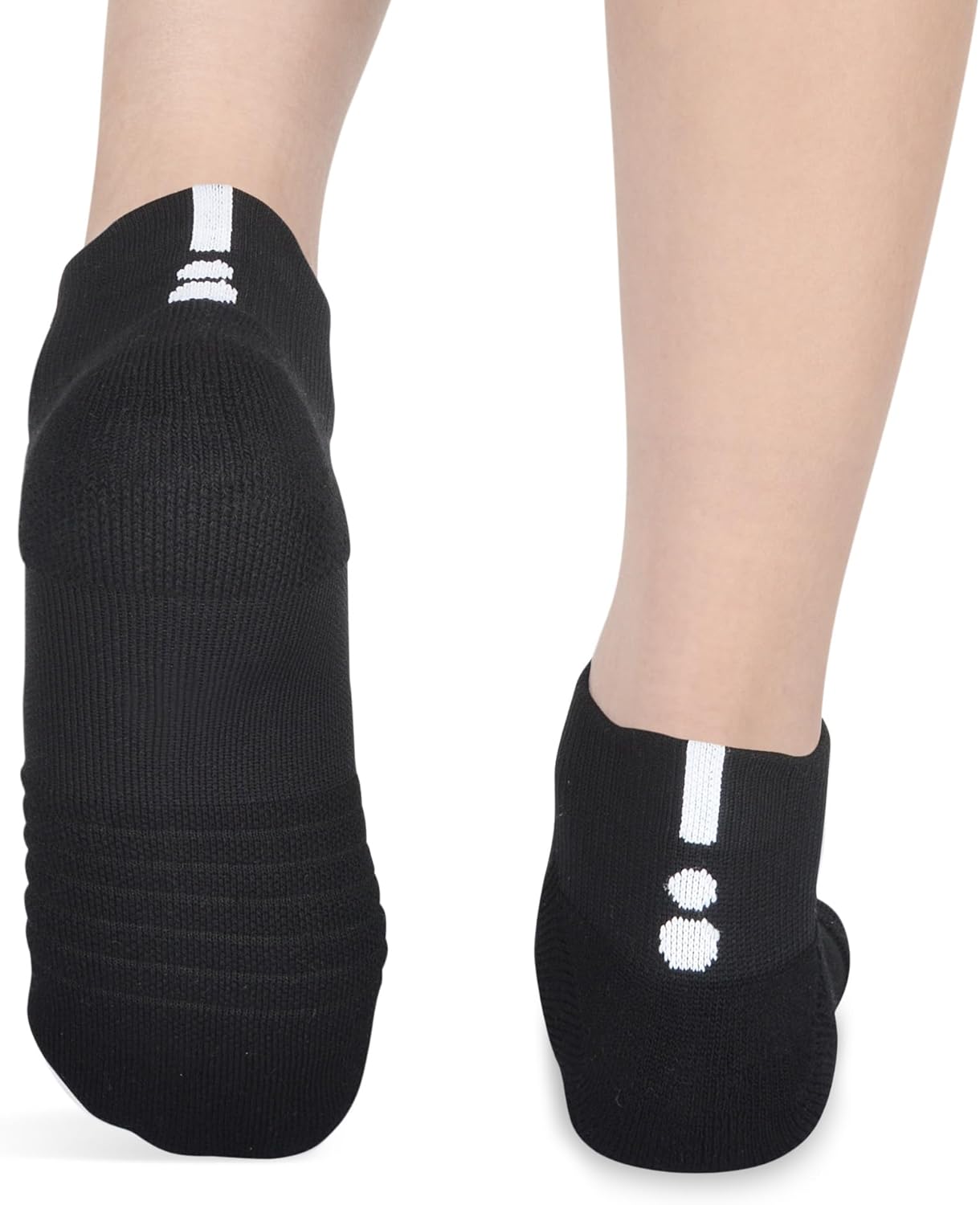 Ankle Socks Athletic Running Low Cut Cushioned Anti-Blister Tab Sports Socks for Men Women 6 Pairs - Image 5