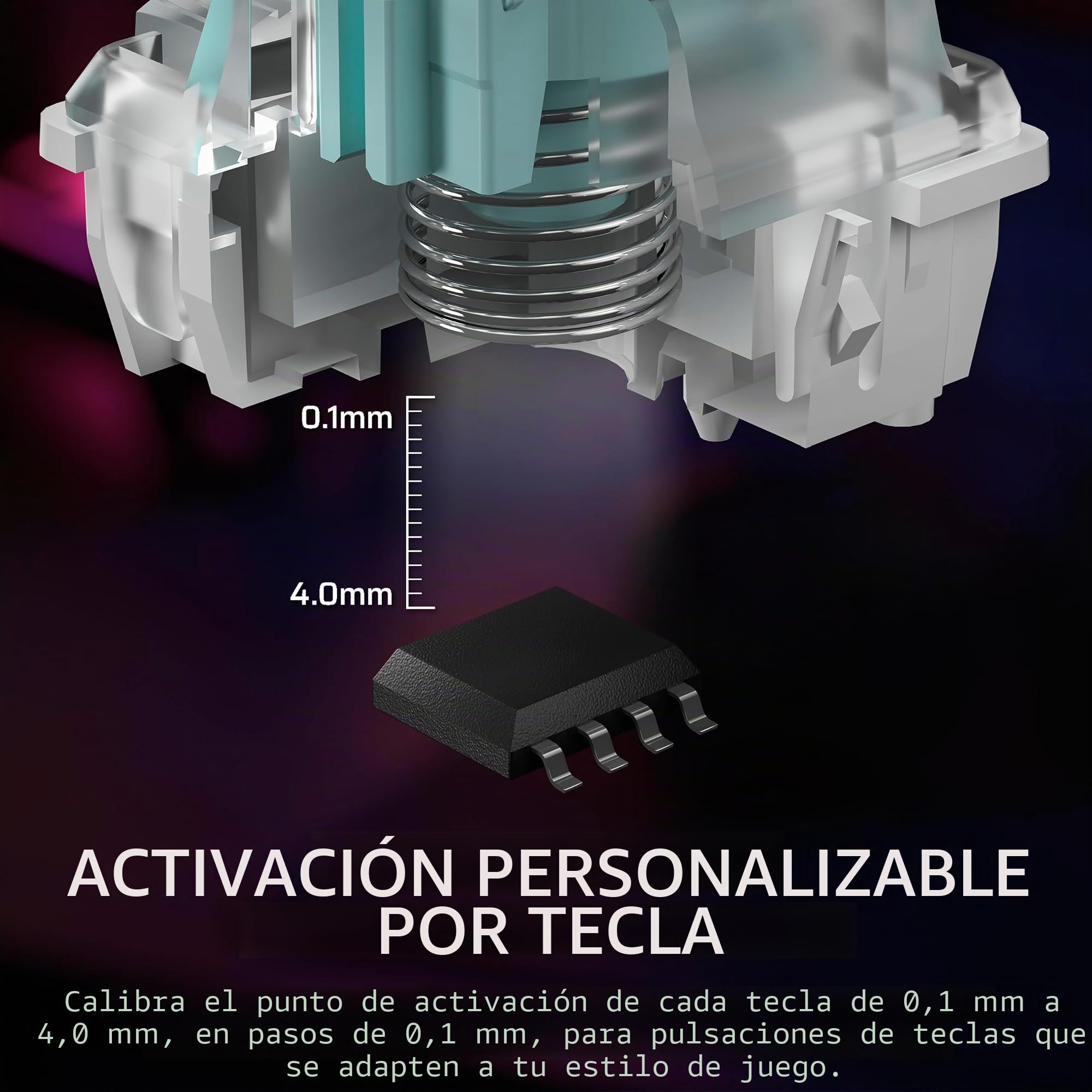 Corsair K70 Pro TKL RGB Magnético-Mecánico con Cable Teclado para Juegos – Interruptores Hiperimpulsores Corsair MGX prelubricados – Activador Hall-Effect-Rapid – Hyper-Polling de 8000 Hz – QWERTY NA