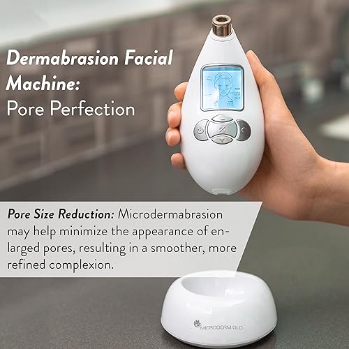 Miniatura 5 de Microderm GLO Máquina de microdermoabrasión de diamante y herramienta de succión - Kit clínico de microdermoabrasión para piel firme tonificada