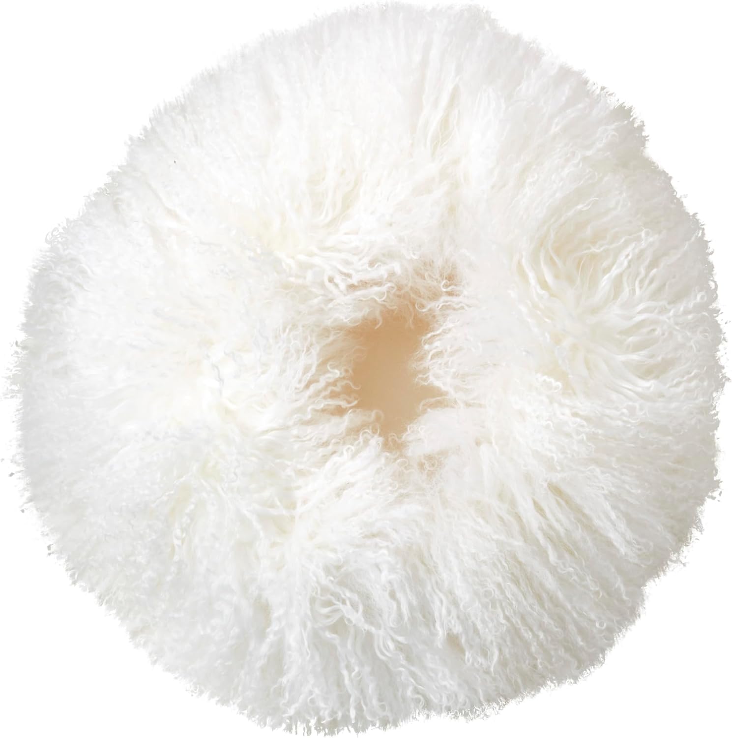 SARO LIFESTYLE Mongolian Lamb Fur Stool
