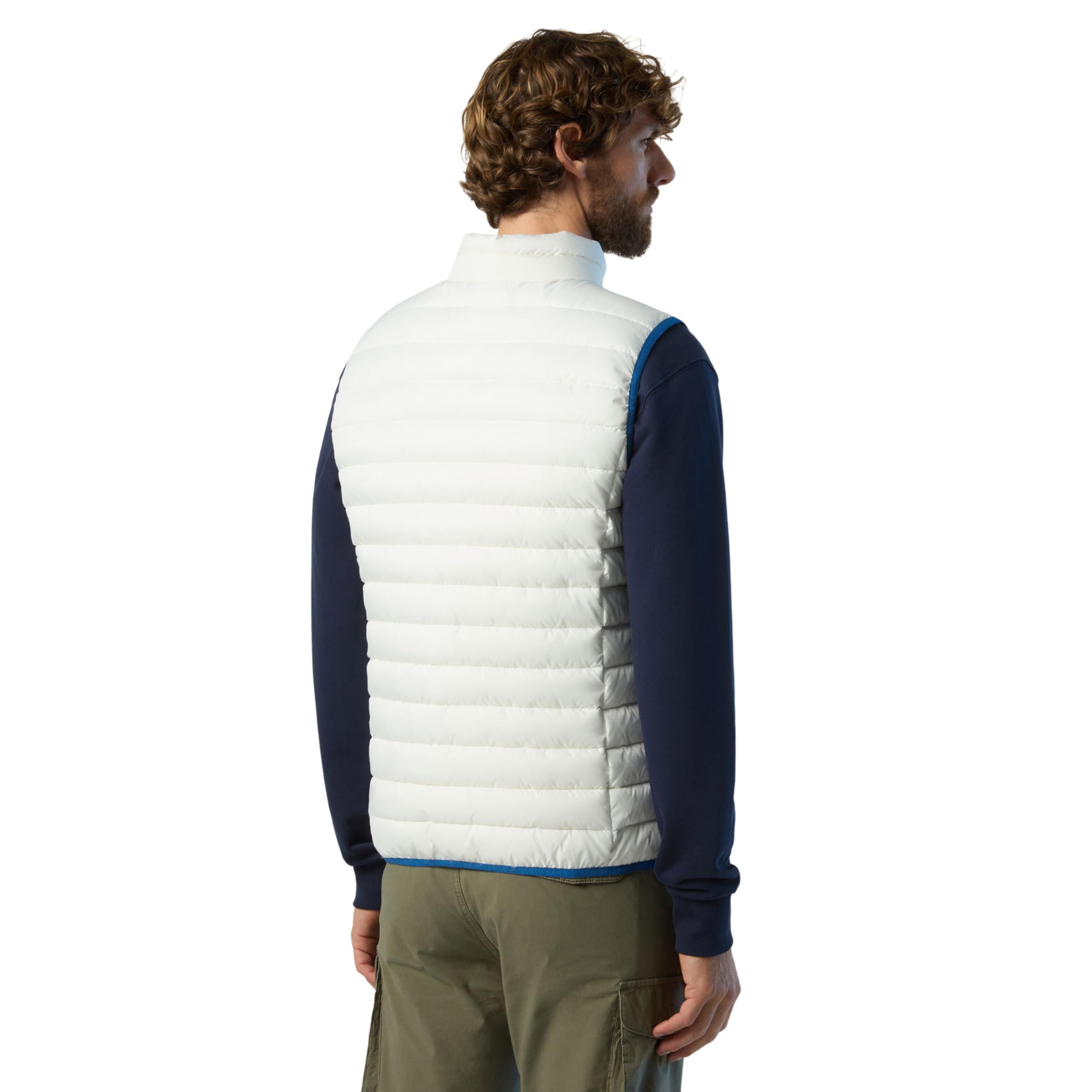 NORTH SAILS Smanicato Crozet Vest Gilet Sportivo Uomo Sintetico Bianco