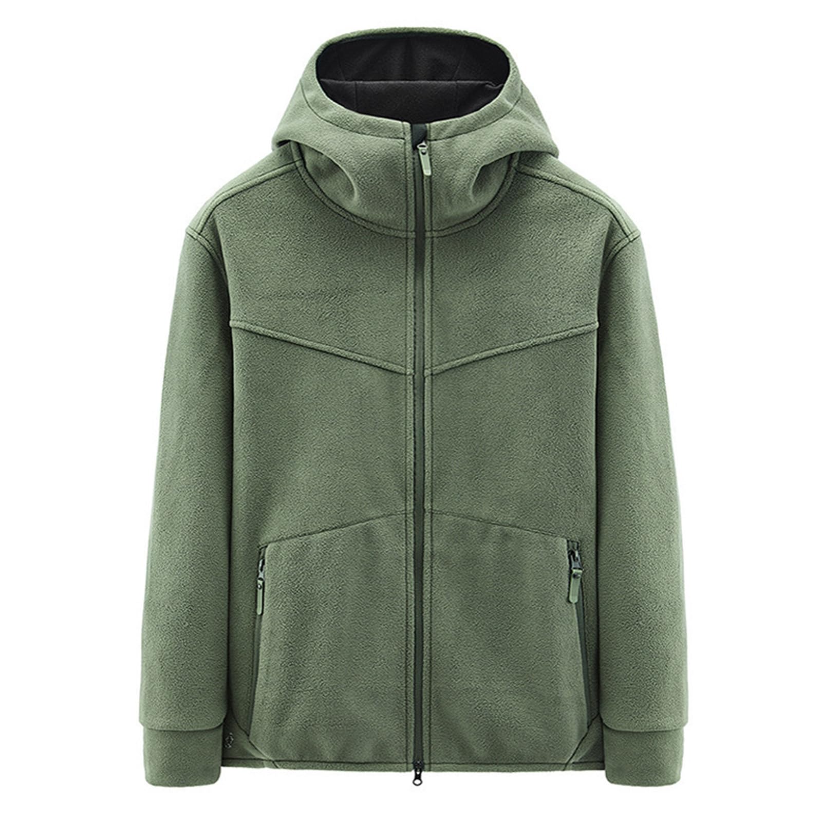 Veste de randonnée homme noire blouson imperméable et chaud - 5