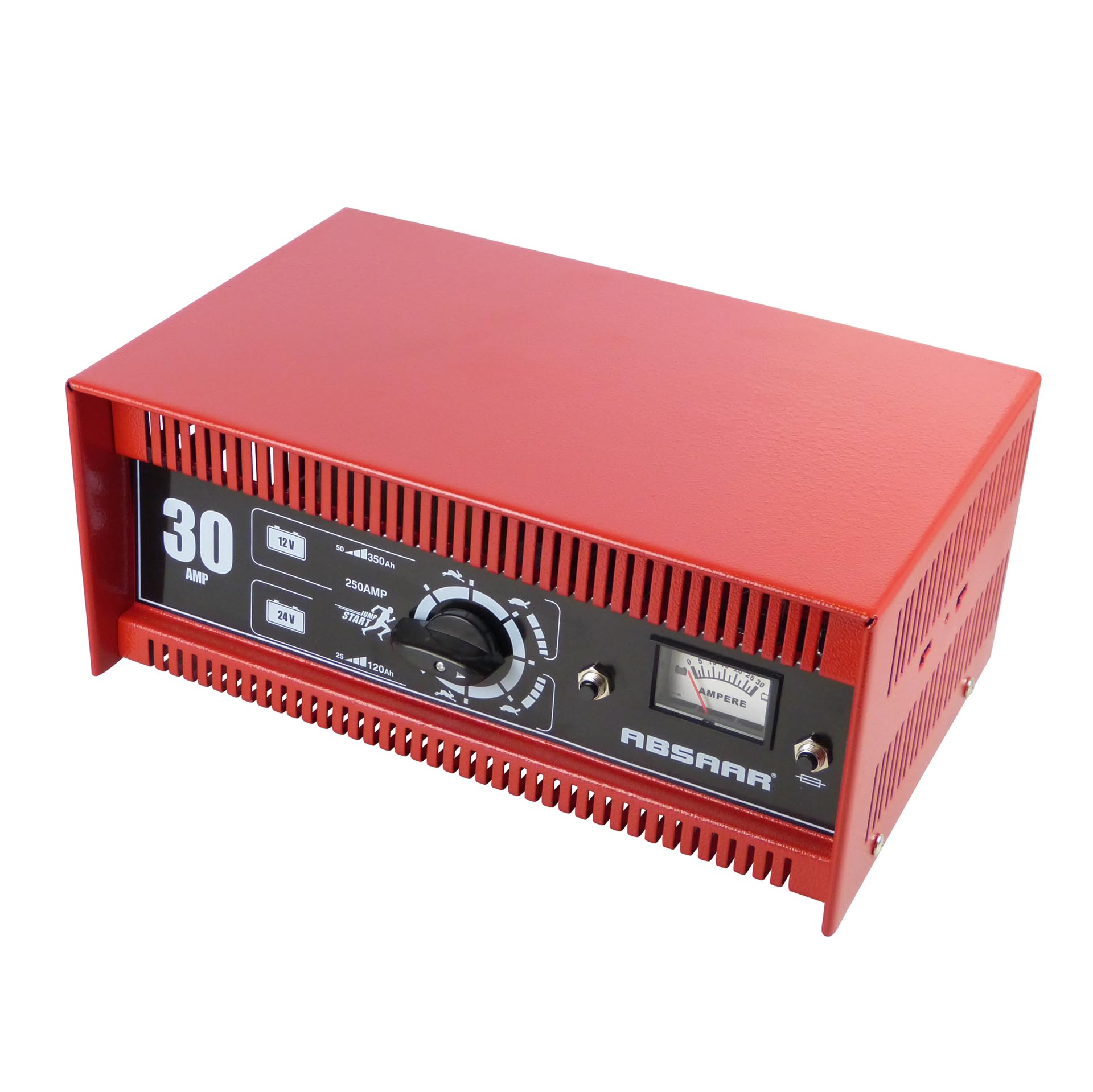 Absaar N/E AmpM SH250 Battery Charger 12V/24V 30A, Black/Red