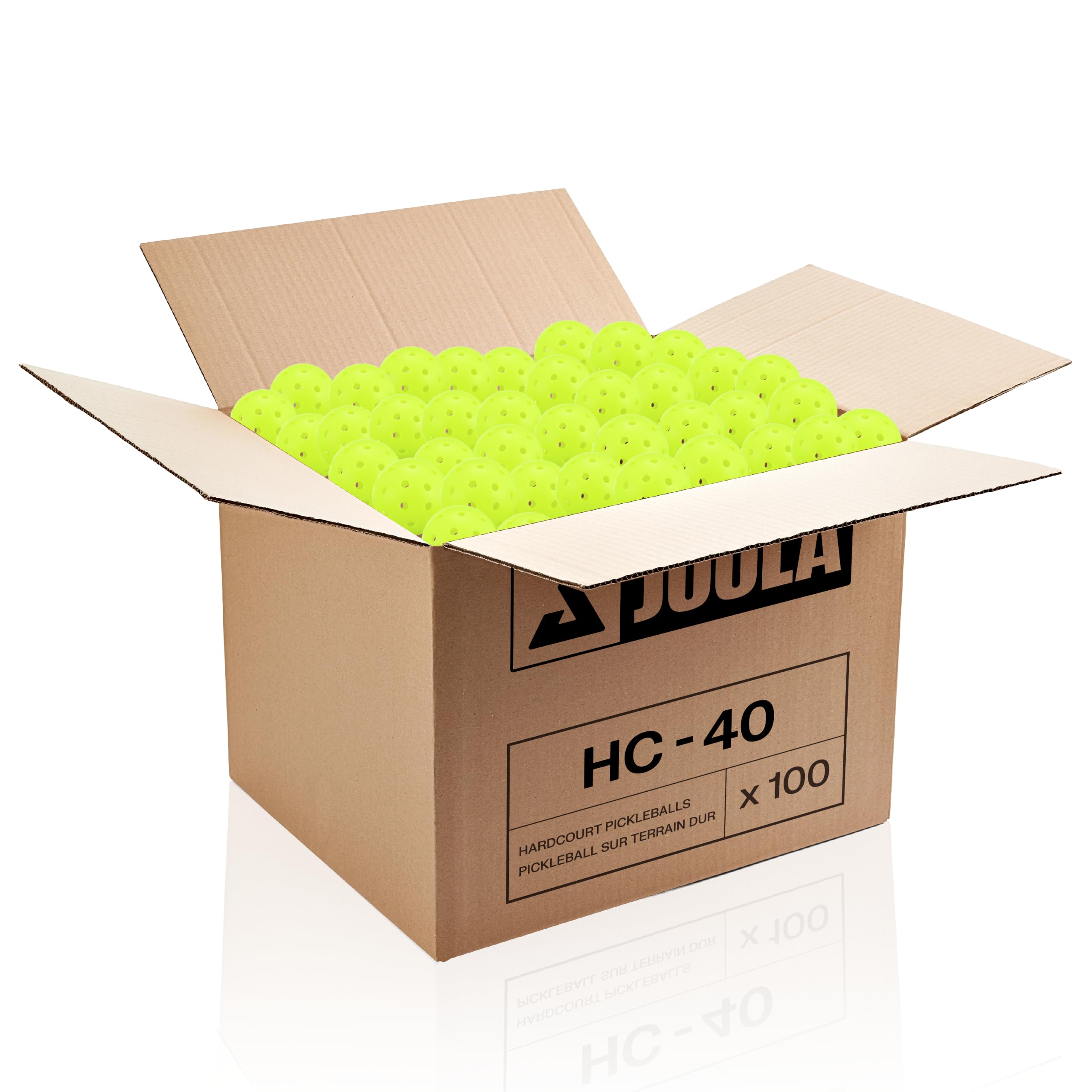 JOOLA HC-40 Hardcourt Pickleball Balls with Storage Tube - USAP Approved Balls for Tournament Play - 3, 12, & 100 Pack Option - Durable Pickleballs for Indoor Play & Outdoor Courts-image-21