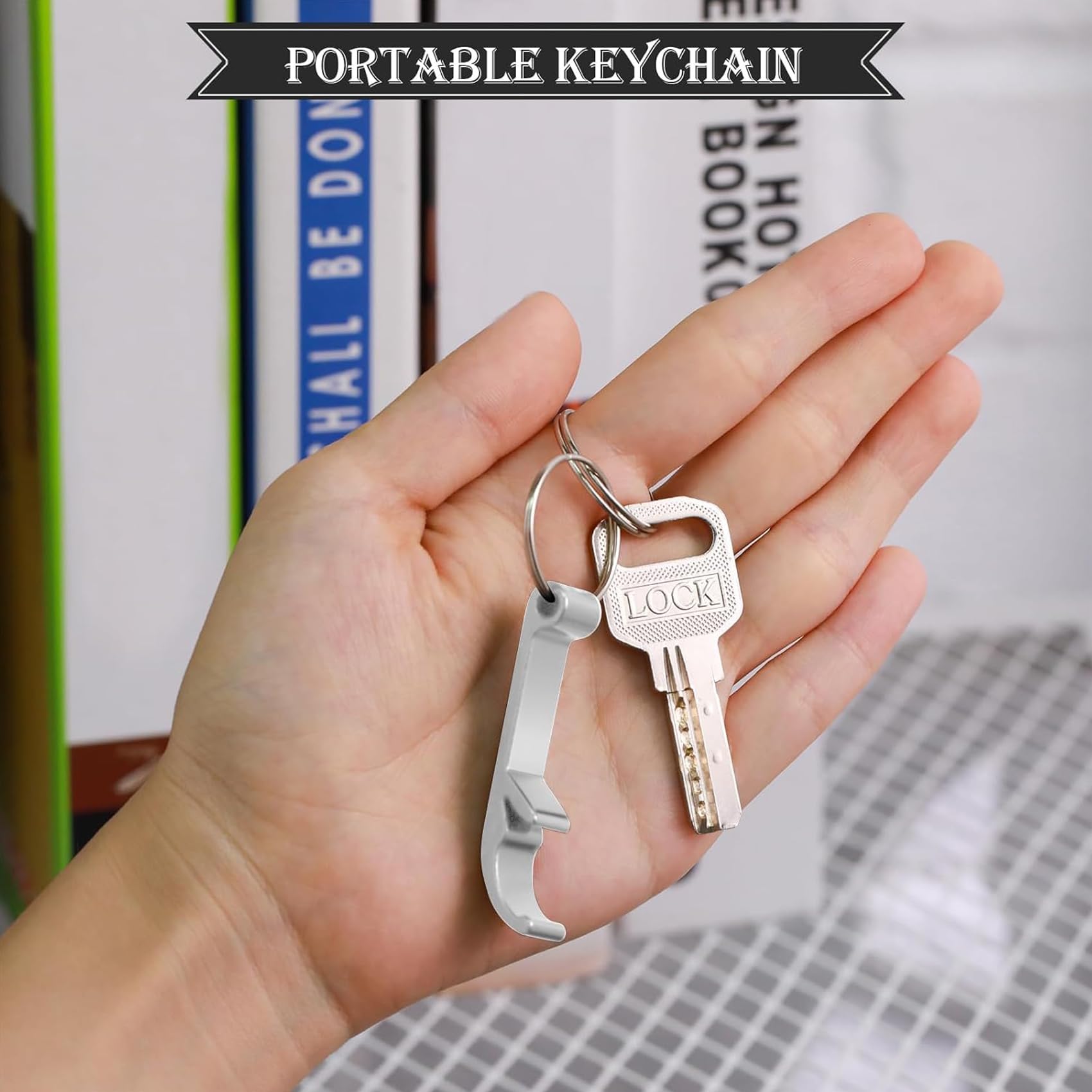 2 Apribottiglie Portachiavi In Alluminio - Multifunzionale, Portatile Per Birra, Festive E Viaggi - Foto 7