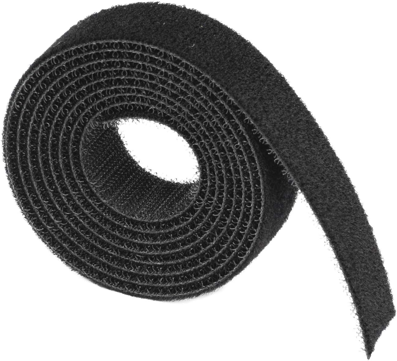 D-Line 788.018UK Management Band, Reusable Tie, Cable Straps can be Cut to Size, 1.2m Length Supplied Per Pack-Black