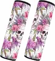 CHIFIGNO Sicherheitsgurtbezug Kaninchen Design - 2 Stück Gurtpolster Für Auto & Rucksack