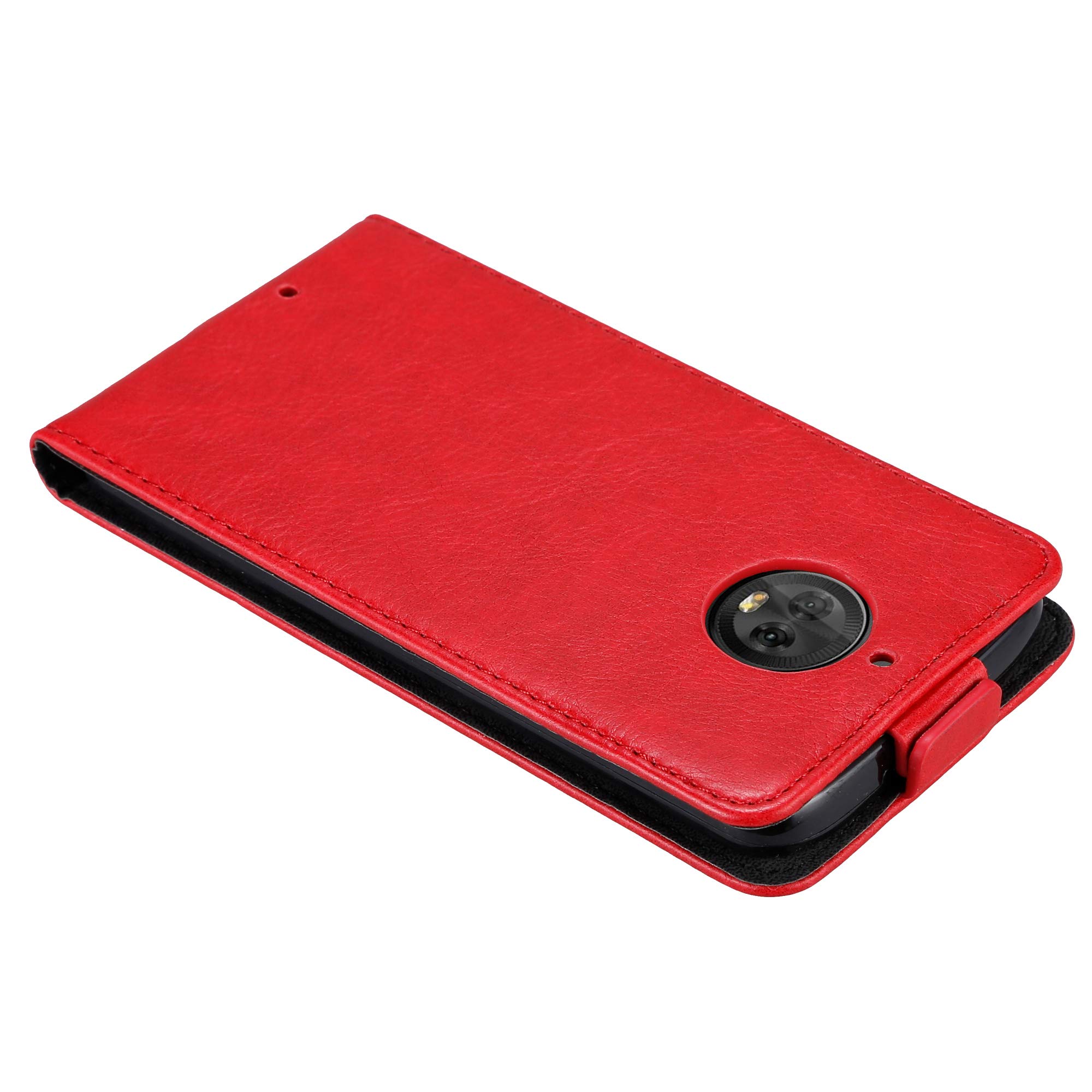 CADORABO Custodia Compatibile Con Motorola Moto E6 Play In Bruno Caffè