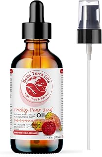 Prickly Pear (Cactus) Seed Oil. 120ml. 100% Pure. Cold-pressed. Unrefined. 150% more Vitamin E than Argan Oil! Lightweight. Natural Moisturizer.…