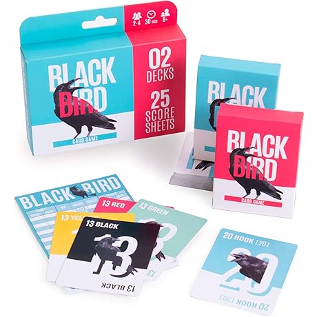 Blackbird Custom Rook Card Game Decks (2-Pack)