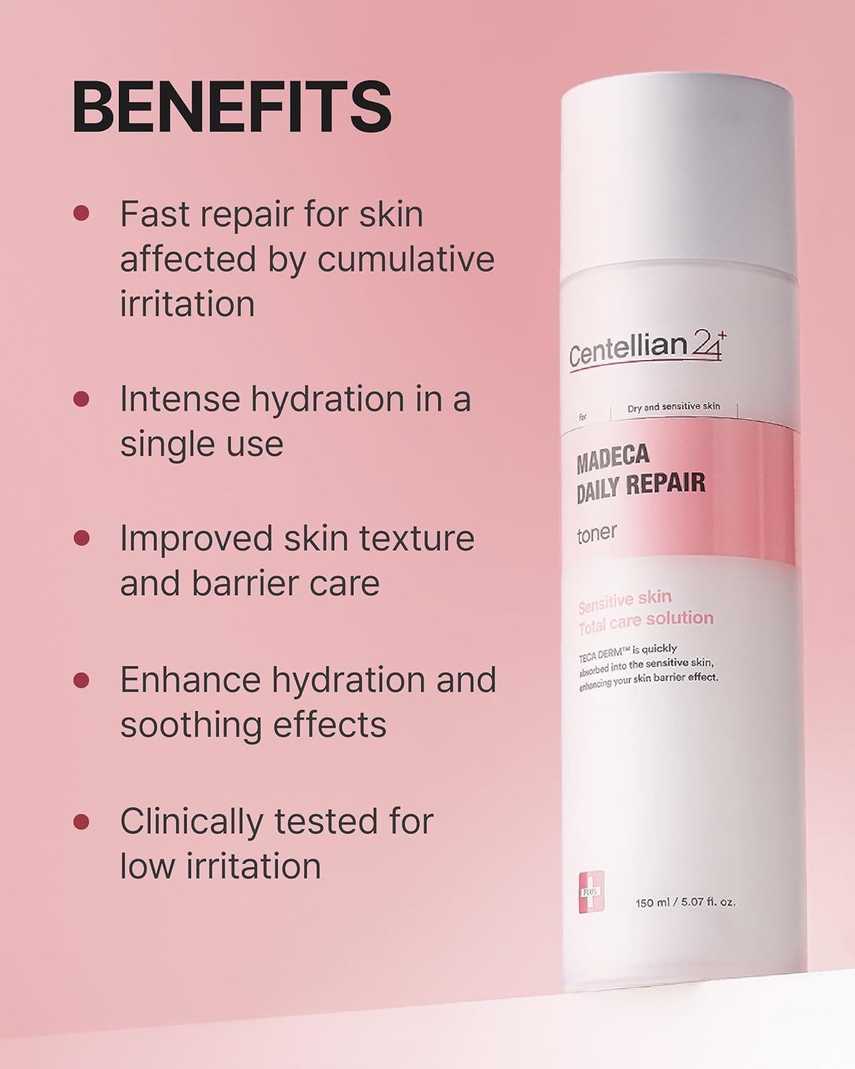 CENTELLIAN 24 Madeca Daily Repair Toner (5.07fl oz) - Hydrating & Soothing Face Toner for Sensitive Skin, Milky Tonor, Fast Absorbing, Strengthens Skin Barrier, Korean Skin Care. Centella Biome Water - Image 6