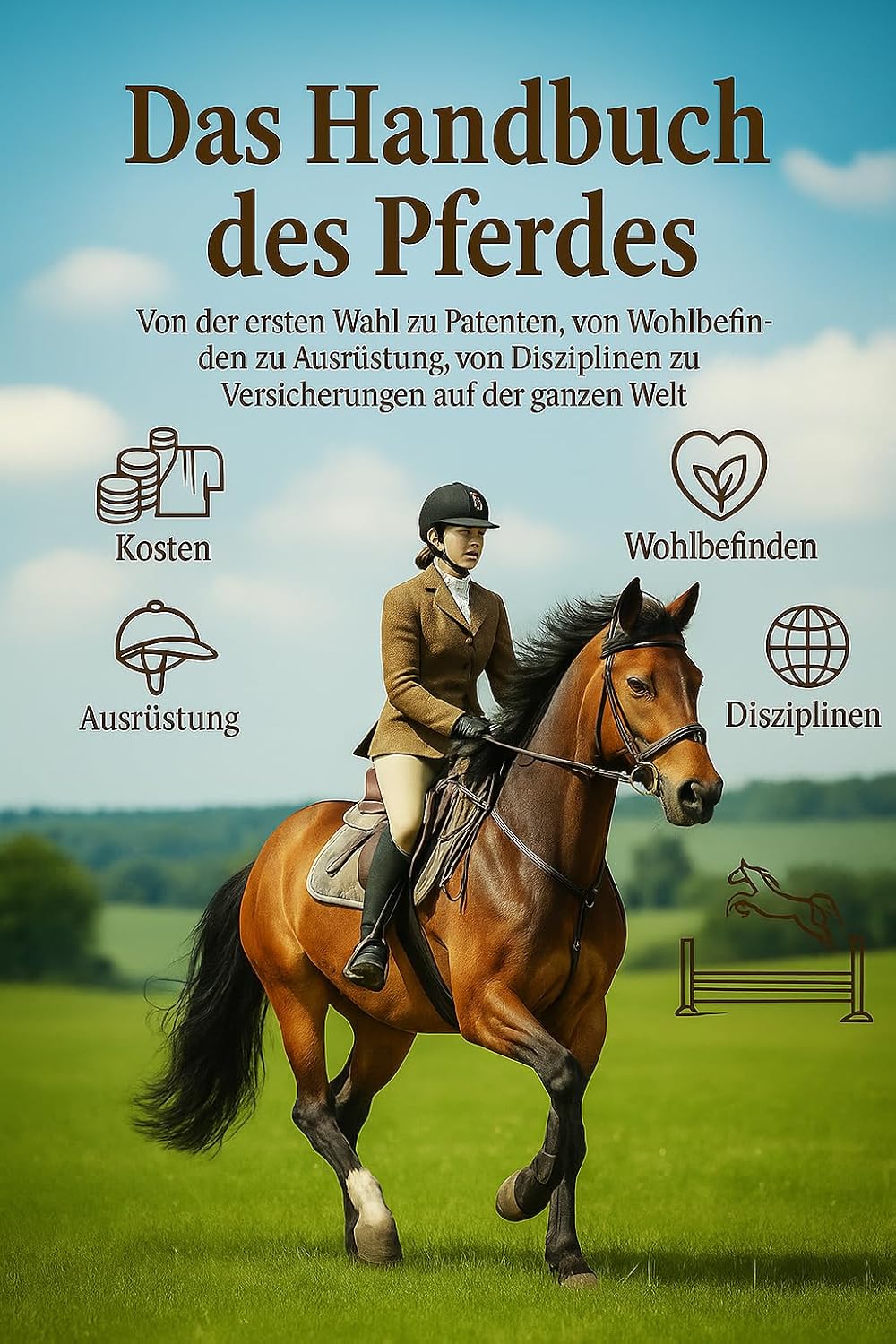 Handbuch Pferd: Vollständiges Handbuch, von der ersten Wahl bis zu Patenten, von Wellness bis zu Ausrüstung, von Disziplinen bis zu Versicherungen weltweit ... & Liebe zum Pferd 2) (German Edition)