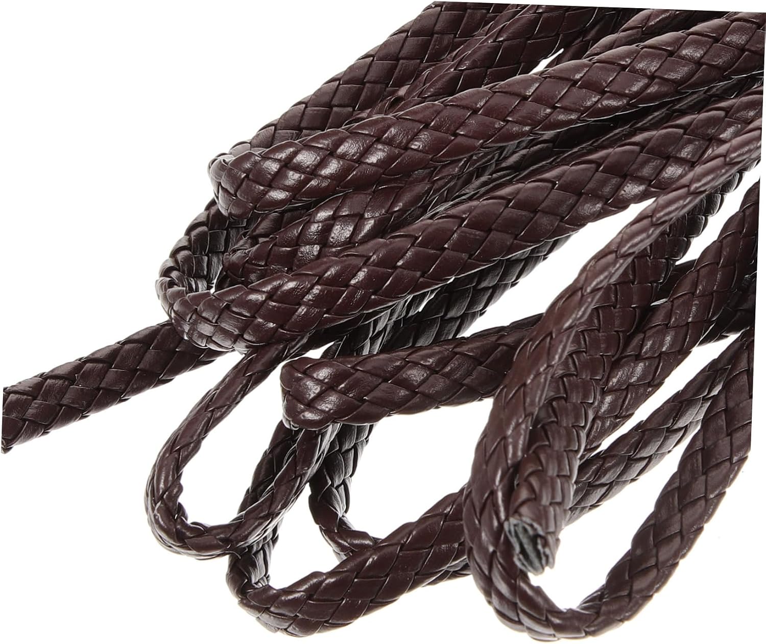DIY Braided PU Leather Cord Bracelet for Jewelry Making Soft String for Crafting Necklaces for Fashion Accessories and Handmade