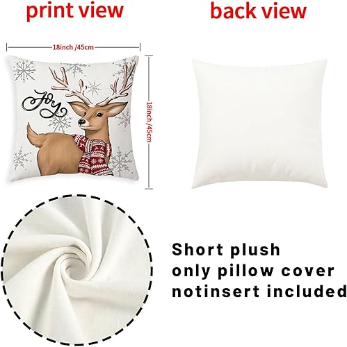 Miniatura 9 de Juego de 2 fundas de almohada de pana con empalme, súper suaves, bohemias, a rayas, decorativas, texturizadas, para Navidad, sofá, sala de estar, 18