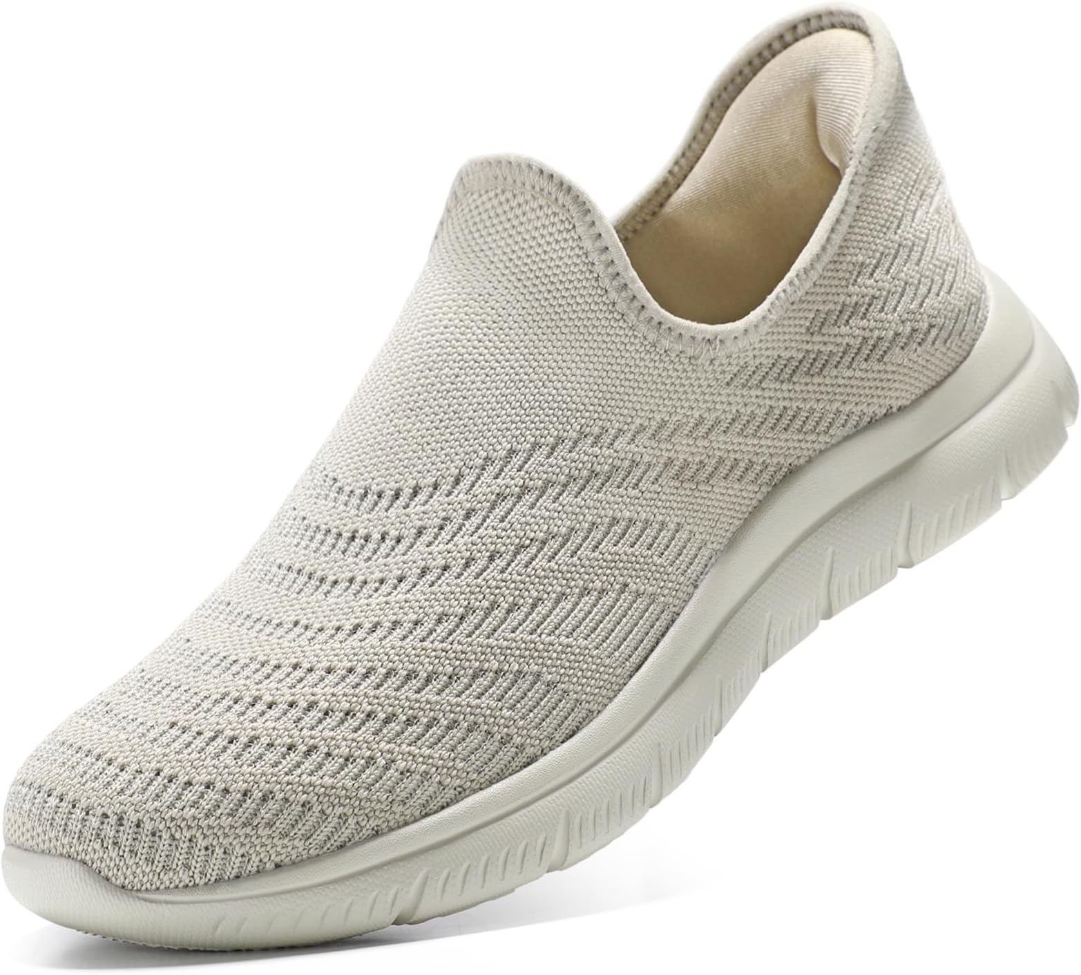 Slip on Sneakers Women Walking Shoes Tennis Arch Support Lightweight Breathable Mesh Maternity Elderly Nurse Orthopedic Plantar Fasciitis Standing Comfort Workout Gym Travelling