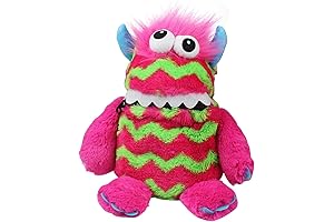 Worry Monster Soft Plush Toy | Green & Pink Worry Monster |...