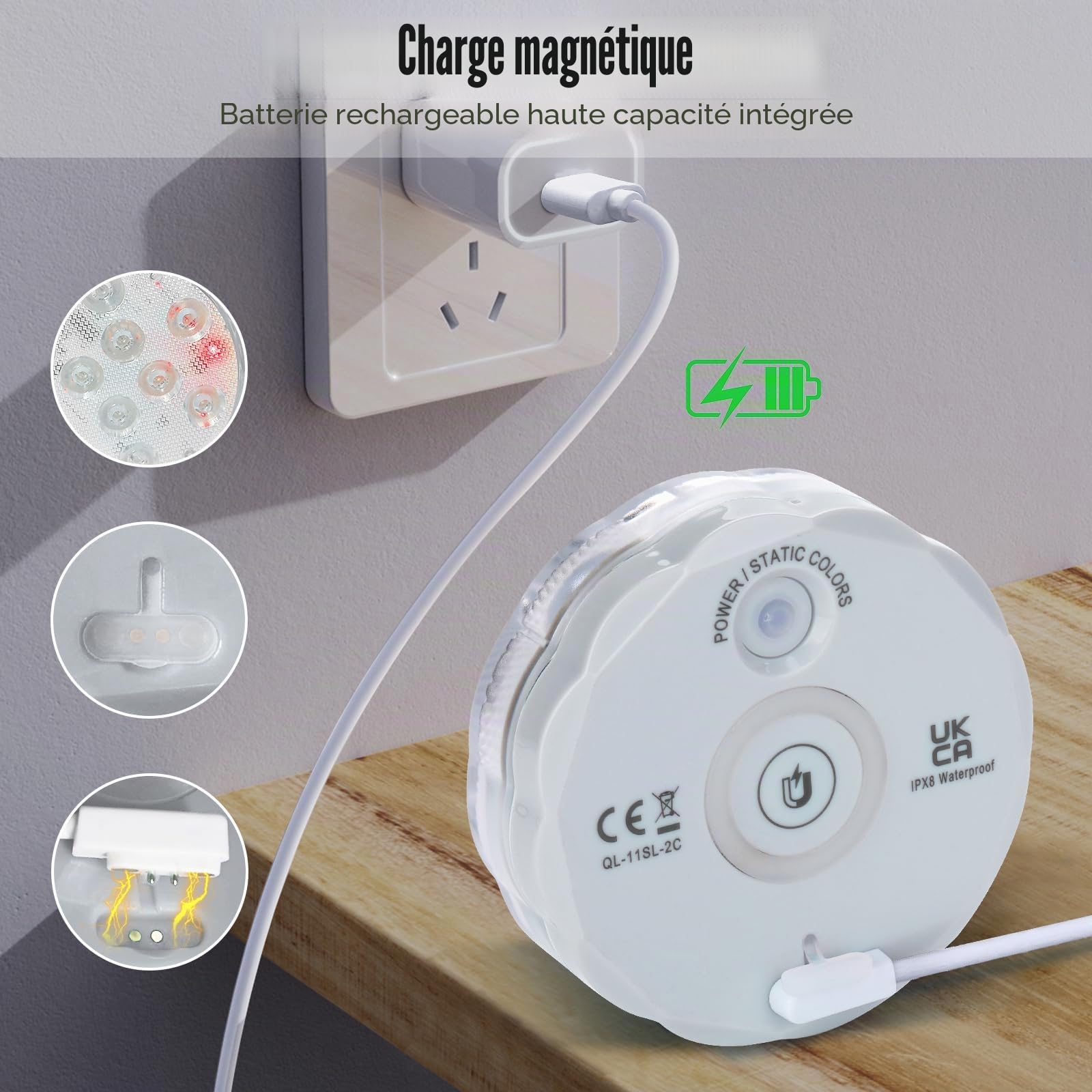 Lumière Piscine, Lampe Piscine Rechargeable Entièrement Scellée, Eclairage Piscine LED 25 Rgb Couleur, Étanche Ipx8 Éclairage Pour Plan D'Eau Convient Pour Jardin, Baignoire, Spa, Vase (1 Pc)