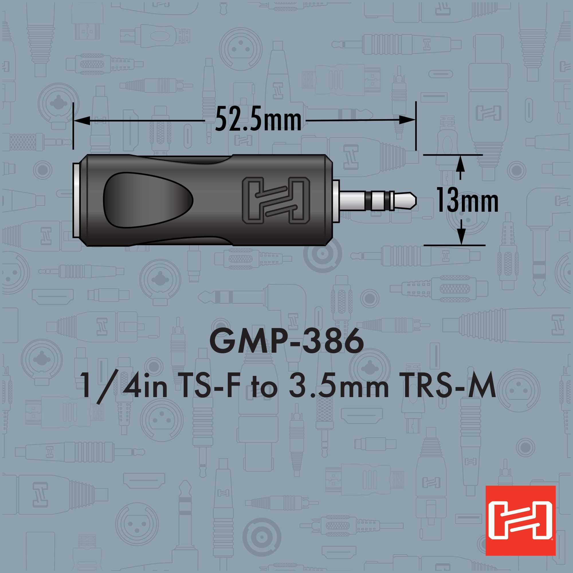 Amazon | Hosa GMP-386 モノラルフォンメス-ステレオミニオス 変換