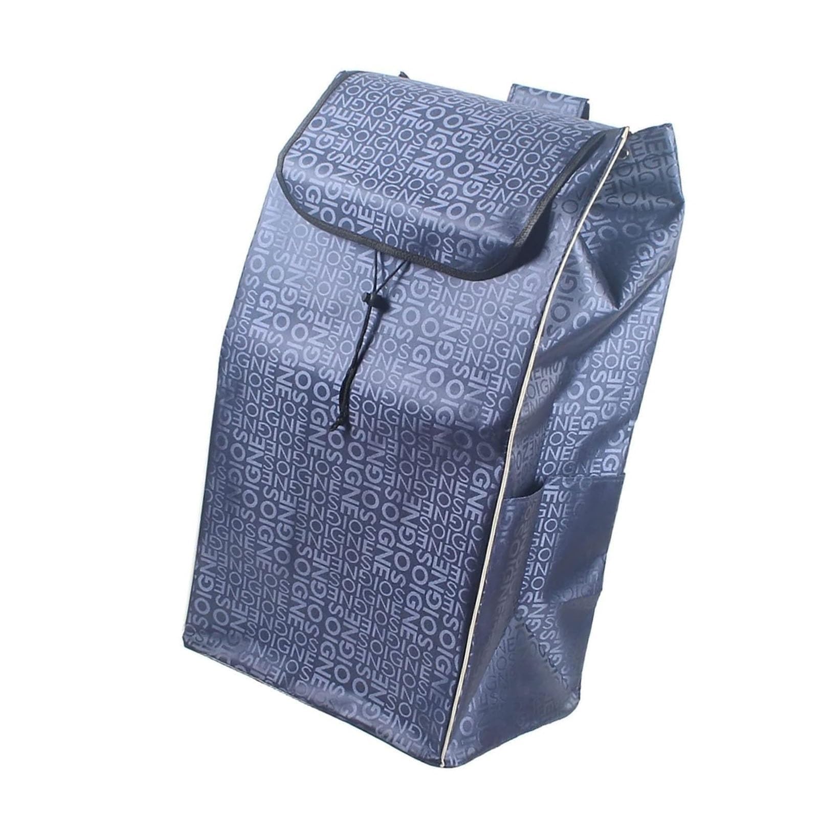 Sac De Caddie Pliable Imperméable - Tissu Oxford Renforcé - 55x34x24cm - Pour Courses Et Rangement Facile - Noir