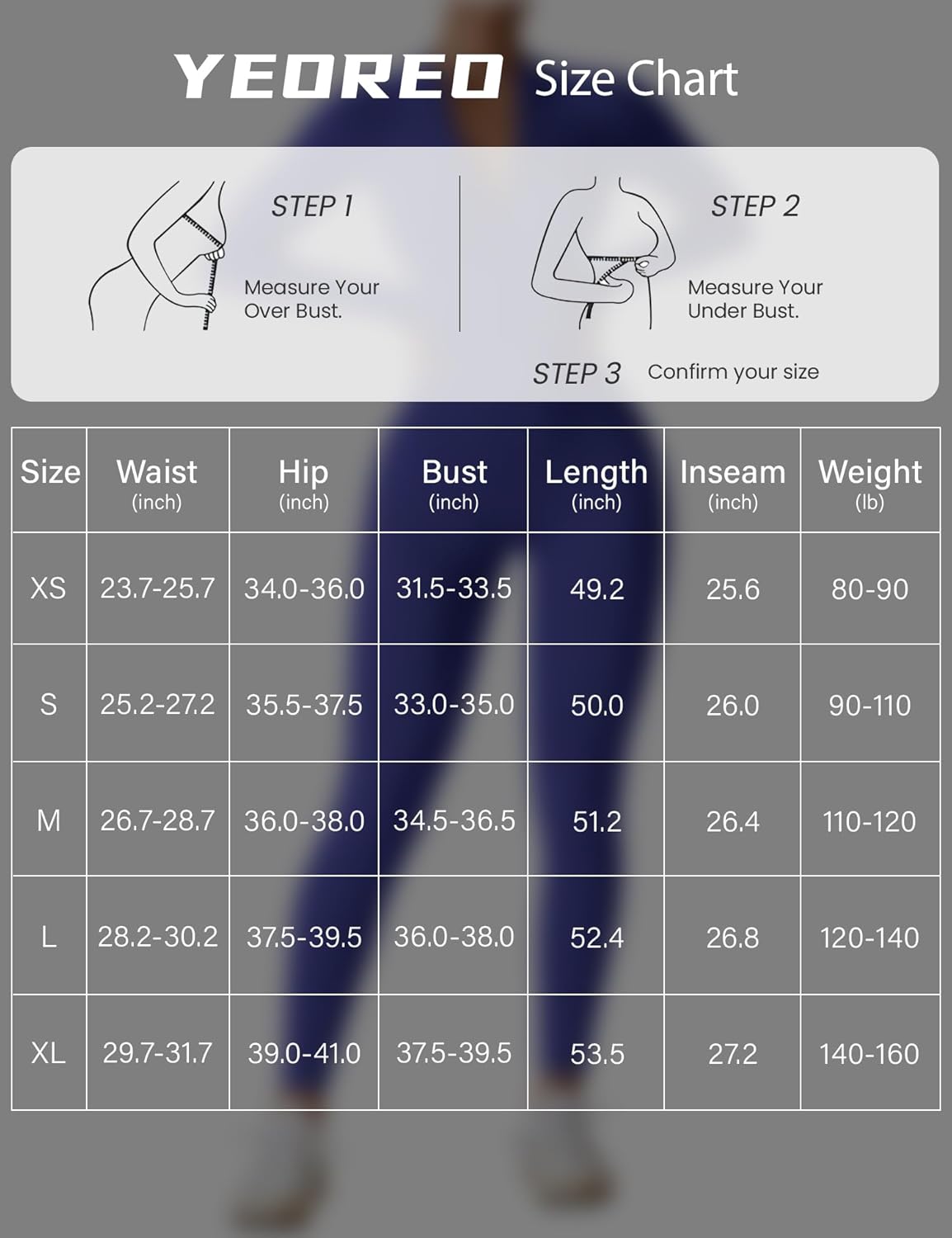 YEOREO Women Long Sleeve Workout Jumpsuit Zip Up Romper Bottom Pants Bodysuit Bodycon Sexy One Piece - Image 6