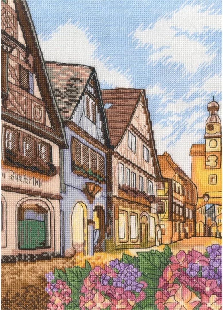 RTO Old Town Street Cross-stitch Kit