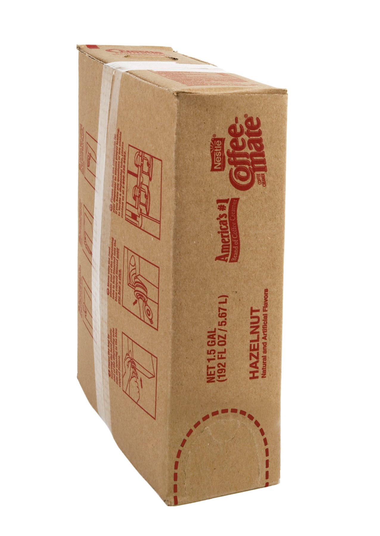 Nestle Coffee-mate Coffee Creamer, Hazelnut Bulk Liquid, 192-Ounce Boxes (Pack of 3)