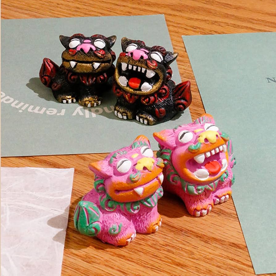 Amazon.co.jp: OBOROZUKI シーサー 置物 オブジェ インテリア