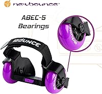 Vista 4 de Nuevos patines de tacón de rebote - Jet Wheelies para zapatos - Patines de tacón ajustable para niños - Talla única