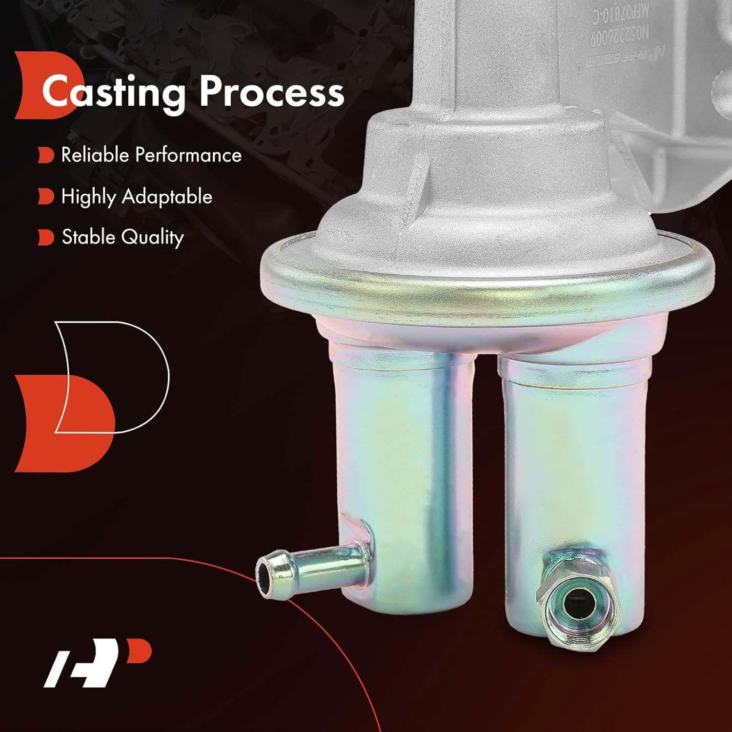 A-Premium Mechanical Fuel Pump Compatible with Dodge & Plymouth & Chrysler Models - Charger, Challenger, Dart, 330, 440, A100, D150, B200, W300, M350, Belvedere, Cuda, Duster, Fury, PB100, Savoy, VIP