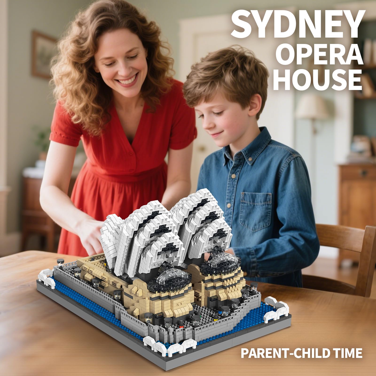 Sydney Opera House Building Blocks Set, 3014 PCS Micro Sydney Opera House Bricks Toy - Image 4