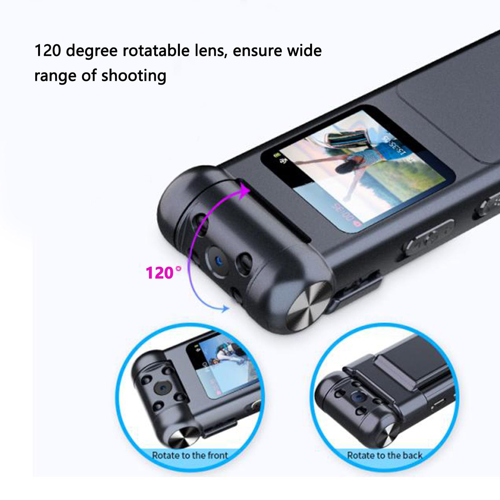 Mini Jacket Camera 64gb Body Worn Camera Mini Body Camera - 1080P Wearable Pocket Camera ...