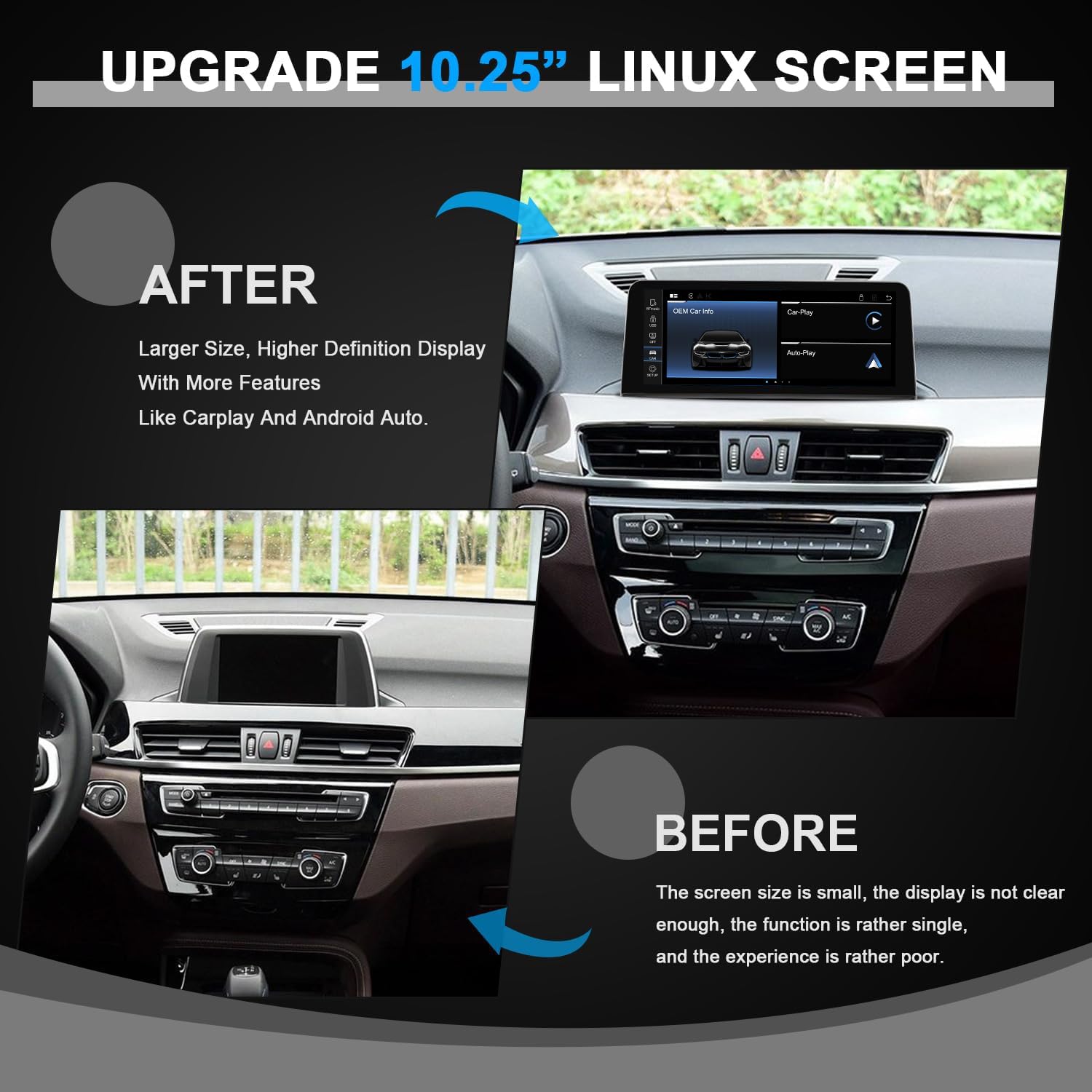 Amazon.com: PEMP 10.25-inch 1920 x 720 Linux Screen for BMW 2016