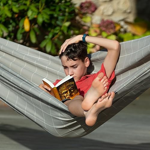 Miniatura 3 de LA SIESTA Brisa Hamaca clásica, hecha a mano, resistente a la intemperie, resistente a roturas para relajación en interiores y exteriores,