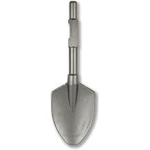 WERHE SDS Hex Shovel Chisel 135 x 440 mm, Hardened Steel, Shank 30 mm