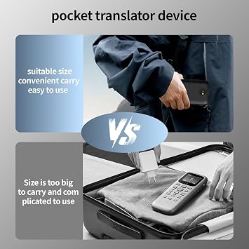 AI Language Translator Device, 2026 Upgraded Translator No WiFi Needed, Support ChatGPT, Voice Instant Two-Way 159 Language Translator, Offline/Recording/Photo Translation for Business Travel