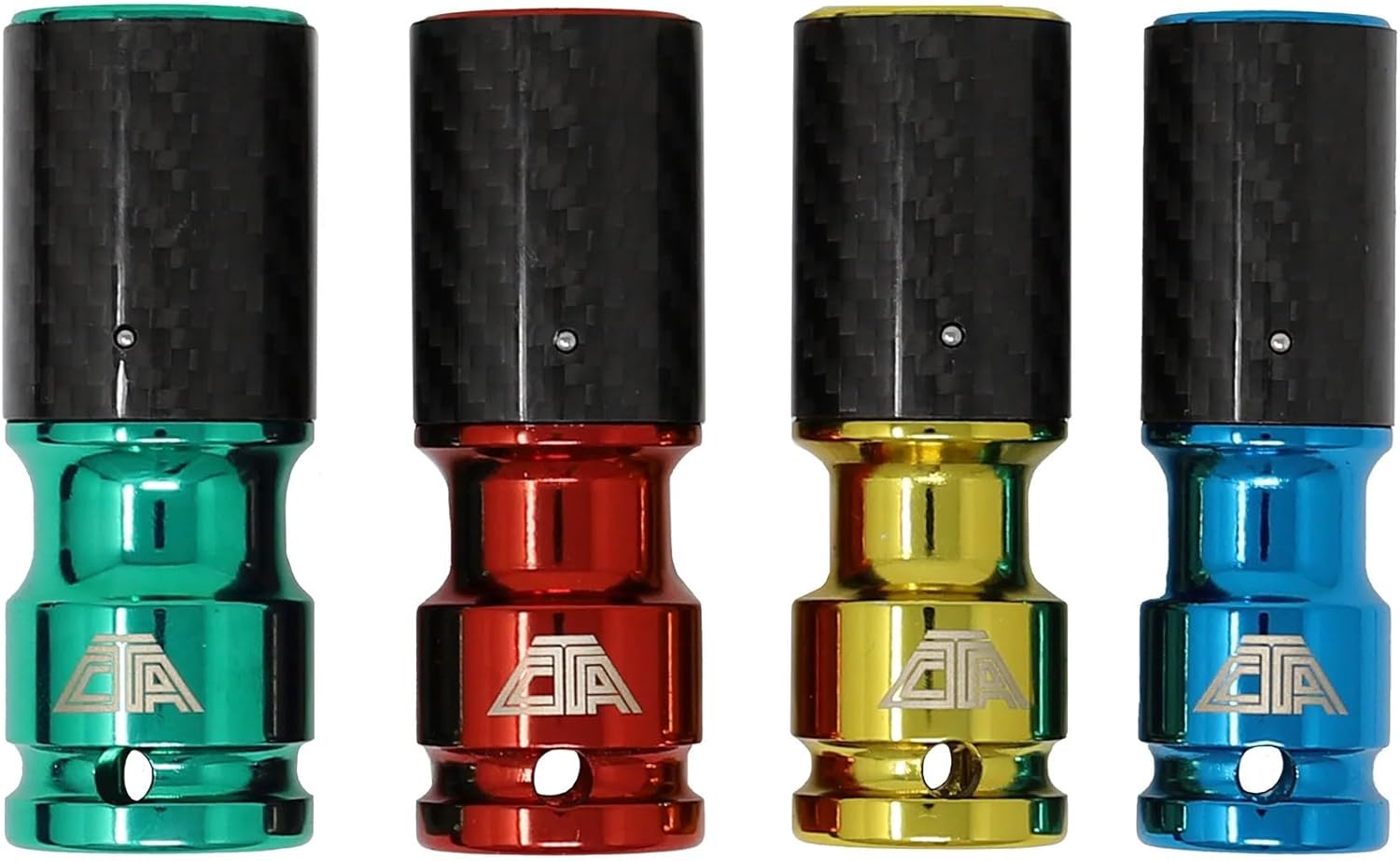 CTA Tools 4250 Metric Lug Socket Set with Carbon Fiber Sleeves, 4-Piece Set