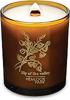 Vista 11 de Hemlock Park Vela de mecha de madera ámbar y dorada hecha a mano con cera de coco natural (estándar de 7.2 onzas, ámbar)
