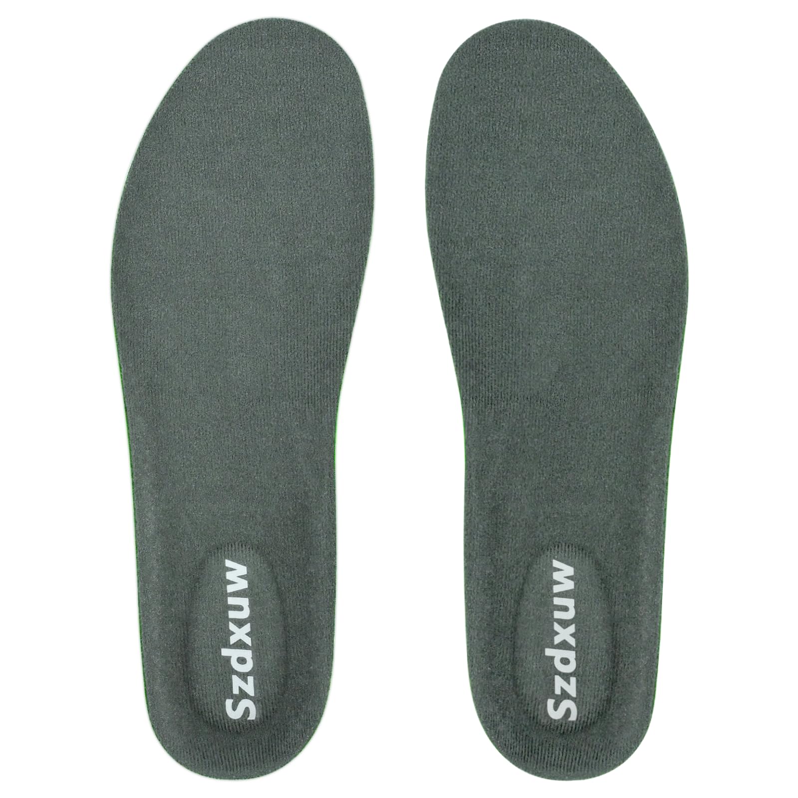 Szdxuw Solette in Memory Foam Donna Uomo - Solette Comfort per Arco Plantare, Fascite Plantare, Inserti Per Scarpe Da Ginnastica, Lavoro, Sportive E Stivali, Grigio Grande