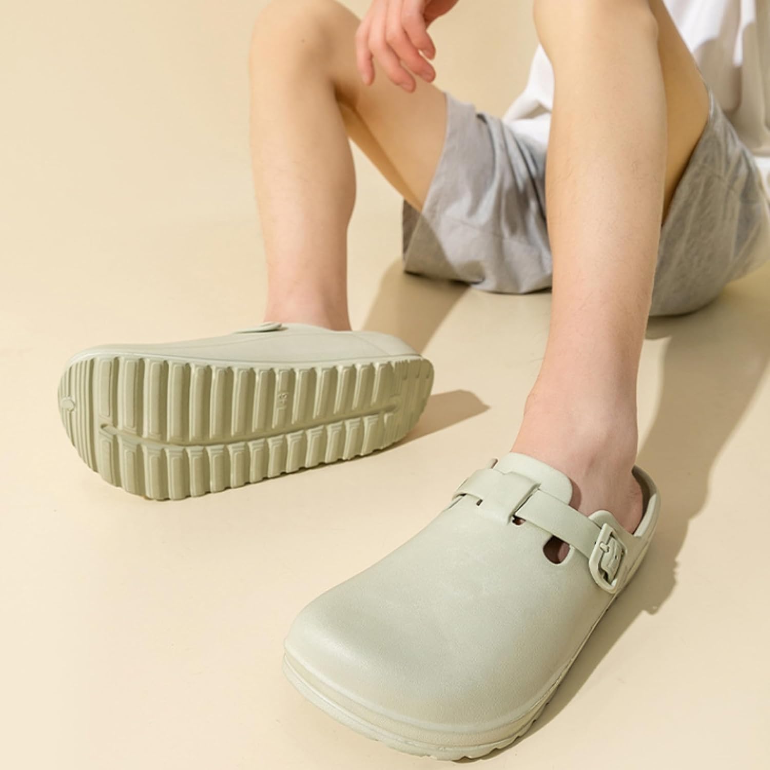 Arch Support for Women and Men Shoes Work Clogs Slip Resistant Comfortable Adjustable Chef Nurse Garden Slip-on Cushion Slide Sandals Shoe Slippers - Image 2