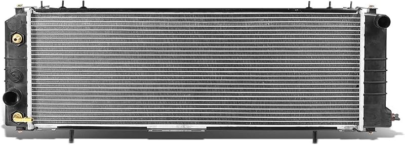 Radiador de alumínio DNA MOTORING OEM-RA-78 para Cherokee, Comanche e Wagoneer 4.0 – Metallic