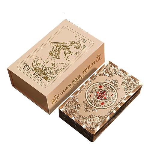 YLME Cartas Tarot - Tarot para Principiantes - Material PVC Impermeable - con Explicación