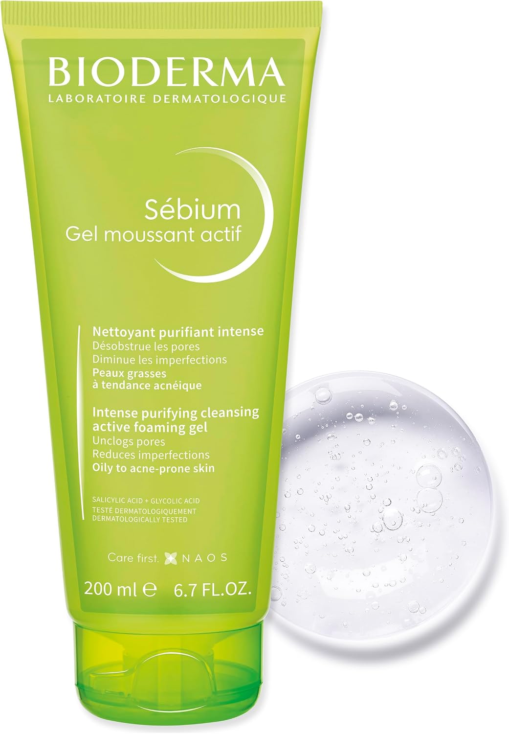 BIODERMA Gel de Limpeza Facial Sébium Gel Moussant Actif 200ml BIODERMA Gel de Limpeza Facial Sébium Gel Moussant Actif 200ml