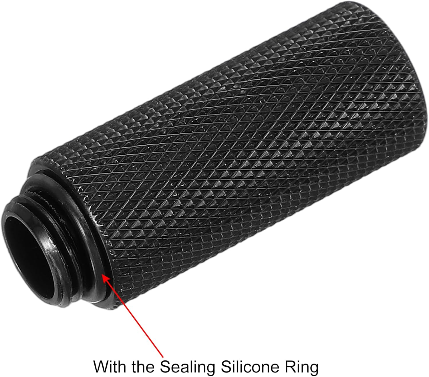 uxcell Male to Female Extender Fitting G1/4 x 40mm for PC Water Cooling System Black 8pcs