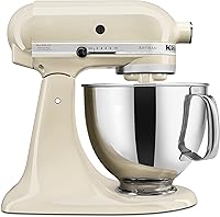Vista 18 de KitchenAid KSM150PSAC Artisan Series - Batidora de pie con capacidad de 5 cuartos o 4.7 litros, incluye escudo vertedor Azul hielo